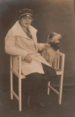 Frau und Hund Frau und Hund