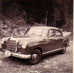 Mercedes in der Landschaft Mercedes in der Landschaft