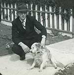 Mann mit Hund Mann mit Hund