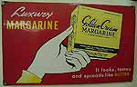 Werbeschild für Margarine, Sterling Products Limited Werbeschild für Margarine, Sterling Products Limited